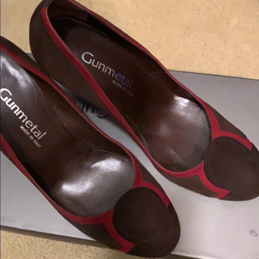 Gunmetal heels